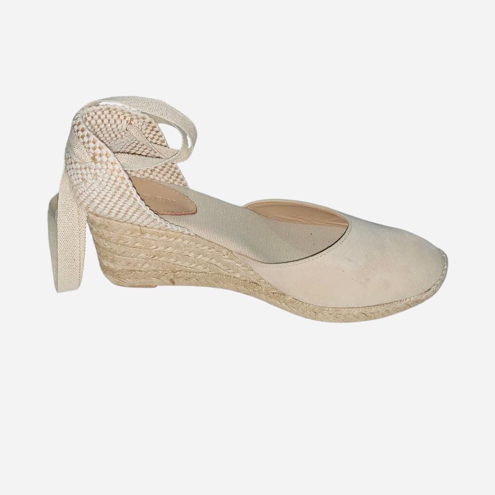 Boden Cassie Espadrille Wedges- Oatmeal sz EU 39 - Picture 8 of 14